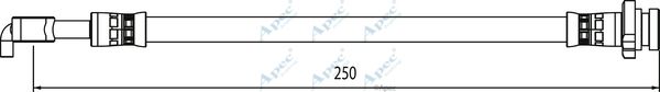 APEC BRAKING Bremžu šļūtene HOS4058